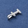 925 Sterling Silver with Cubic Zirconia Charms STER-Q004-01I-S-2