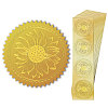 Self Adhesive Gold Foil Embossed Stickers DIY-WH0211-371-8