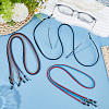 6Pcs 6 Colors Faux Suede Neck Strap for Eyeglasses AJEW-CL0001-48B-4