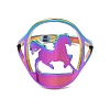 Ion Plating(IP) 304 Stainless Steel Horse Adjustable Ring for Women RJEW-M149-21RC-1