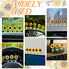 Resin Sunflower Decoration for Car AJEW-CN0003-15-4