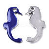 201 Stainless Steel Enamel Charms STAS-N088-17B-2