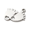 Non-Tarnish 304 Stainless Steel Charms STAS-K270-02P-2
