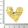 Ion Plating(IP) Hammered 304 Stainless Steel Pendants STAS-M001-08G-3