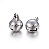 Tarnish Resistant 304 Stainless Steel Bell Charms STAS-F174-20P-B-2