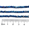 Transparent Electroplate Glass Beads Strands LS-EGLA-A039-T3mm-UA03-4