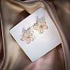 Alloy Rhinestone Stud Earrings FS-WGE0AD6-60-1