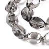 Electroplate Glass Beads Strands EGLA-T028-01I-3
