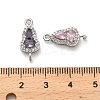 Glass Gourd Connector Charms KK-M314-16P-3