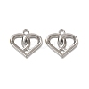 Non-Tarnish 304 Stainless Steel Pendants STAS-F284-06P-2