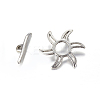 Tibetan Style Alloy Toggle Clasps LF5115Y-1