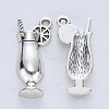 Tibetan Style Alloy Pendants TIBE-R316-103AS-RS-2