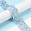 Natural Aquamarine Beads Strands G-H278-01B-2