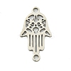 Non-Tarnish 201 Stainless Steel Hollow Connector Charms STAS-M015-16P-1