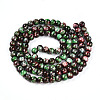 Baking Paint Glass Beads Strands DGLA-N003-8mm-A09-2