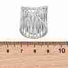 304 Stainless Steel Cuff Rings Ring Components SA-CBA098D-01P-E-3
