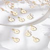 10Pcs Alloy Pendants FIND-LP0003-36Y-1