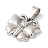 Non-Tarnish 304 Stainless Steel Pendants STAS-Z075-18P-2