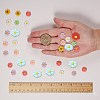 Flatback Hair & Costume Accessories Ornaments Resin Flower Daisy Cabochons CRES-SC0001-08-3