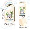 Wood Baby Closet Size Dividers AJEW-WH0353-002-2
