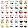 10Pcs Handmade Printed Porcelain Beads PORC-YW0001-29A-2