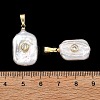 Baroque Natural Keshi Pearl Pendants PALLOY-JF05897-01-3