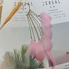 Bohemian Style Alloy Chain with Feather Tassel Cuff Earrings FS-WGB03F7-06-1