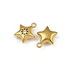 304 Stainless Steel Charms STAS-I342-10G-3