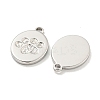 Non-Tarnish 304 Stainless Steel Charms STAS-L278-053P-2