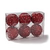 Christmas Ball Foam & Plastic Imitation Pearl Pendant Decoration FIND-G056-01B-1
