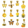 Alloy Enamel European Dangle Charms PALLOY-FS00011-1