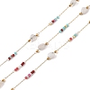 Natural Agate Link Chains CHS-C012-03B-G-1