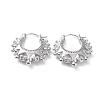 Non-Tarnish 304 Stainless Steel Hoop Earrings EJEW-H115-36P-1