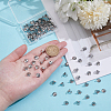 100Pcs 202 Stainless Steel Bead Cap Pendant Bails STAS-UN0034-88-4