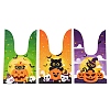 100Pcs Rabbit Shaped Halloween Candy Plastic Bags ABAG-U001-02F-1