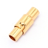 Brass Magnetic Clasps STAS-WH0038-07G-1