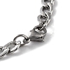 201 Stainless Steel Enamel Pendant Necklace LS-NJEW-K253-20P-4