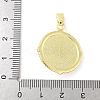 Brass Enamel Pendants KK-Z101-09G-F02-3