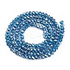 Electroplate Glass Beads Strands EGLA-A044-T2mm-B27-3