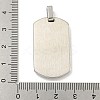 Ion Plating(IP) 304 Stainless Steel Pendants STAS-F307-15G-3