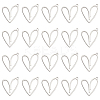 20Pcs 304 Stainless Steel Pendants STAS-UN0049-25-1