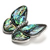 Abalone Shell Broochs AJEW-Z010-01P-2