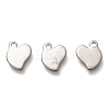 Non-Tarnish 304 Stainless Steel Charms STAS-H128-07P-1