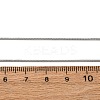 1MM 304 Stainless Steel Round Snake Chain Necklaces NJEW-T016-27P-5