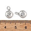 SHEGRACE Brass Clear Cubic Zirconia Charms XGRQ3P174-593P-3