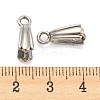 Non-Tarnish 304 Stainless Steel Pendant Pinch Bails STAS-Q310-11P-3