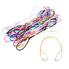 30Pcs 10 Colors Nylon Thread Cord Bracelets Making BJEW-TAC0039-2