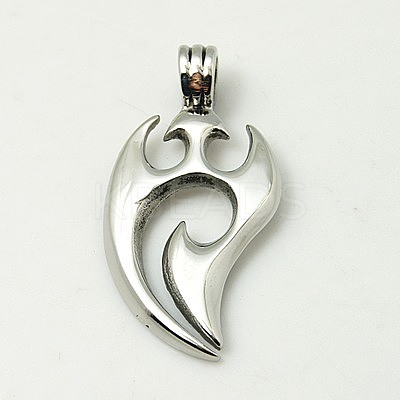 Tarnish Resistant 304 Stainless Steel Pendants STAS-C015-99-1