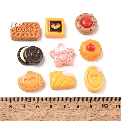 Opaque Resin Imitation Food Decoden Cabochons CRES-H002-01B-1