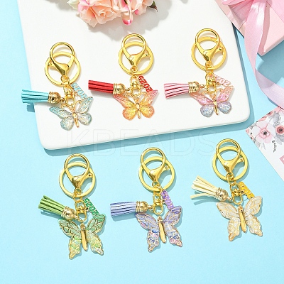 Acrylic & Alloy Enamel Keychain KEYC-FS00026-05-1